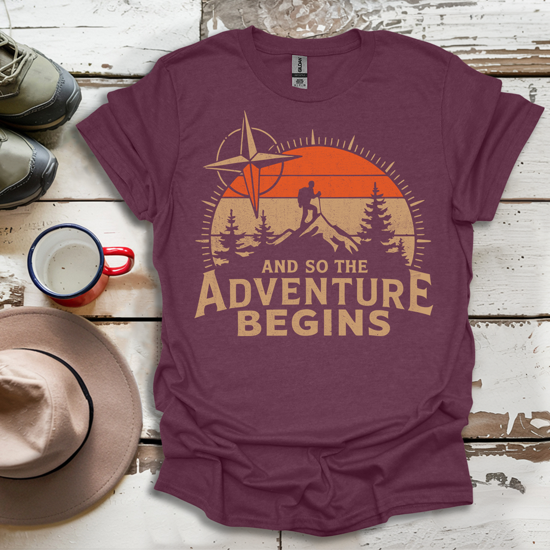 And So The  advunture begin V8 T-Shirt
