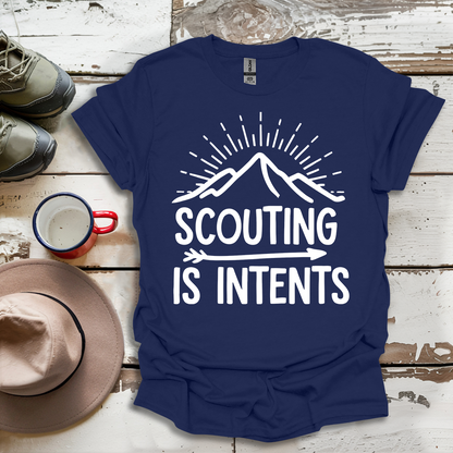 Hiking Outdoor Nature  Scouting Is Intents V3 T-Shirt