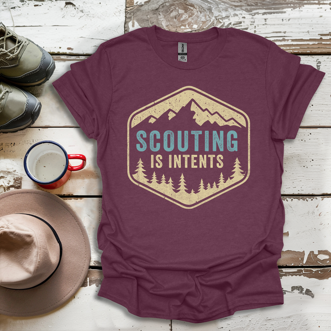 Hiking Outdoor Nature  Scouting Is Intents V2 T-Shirt