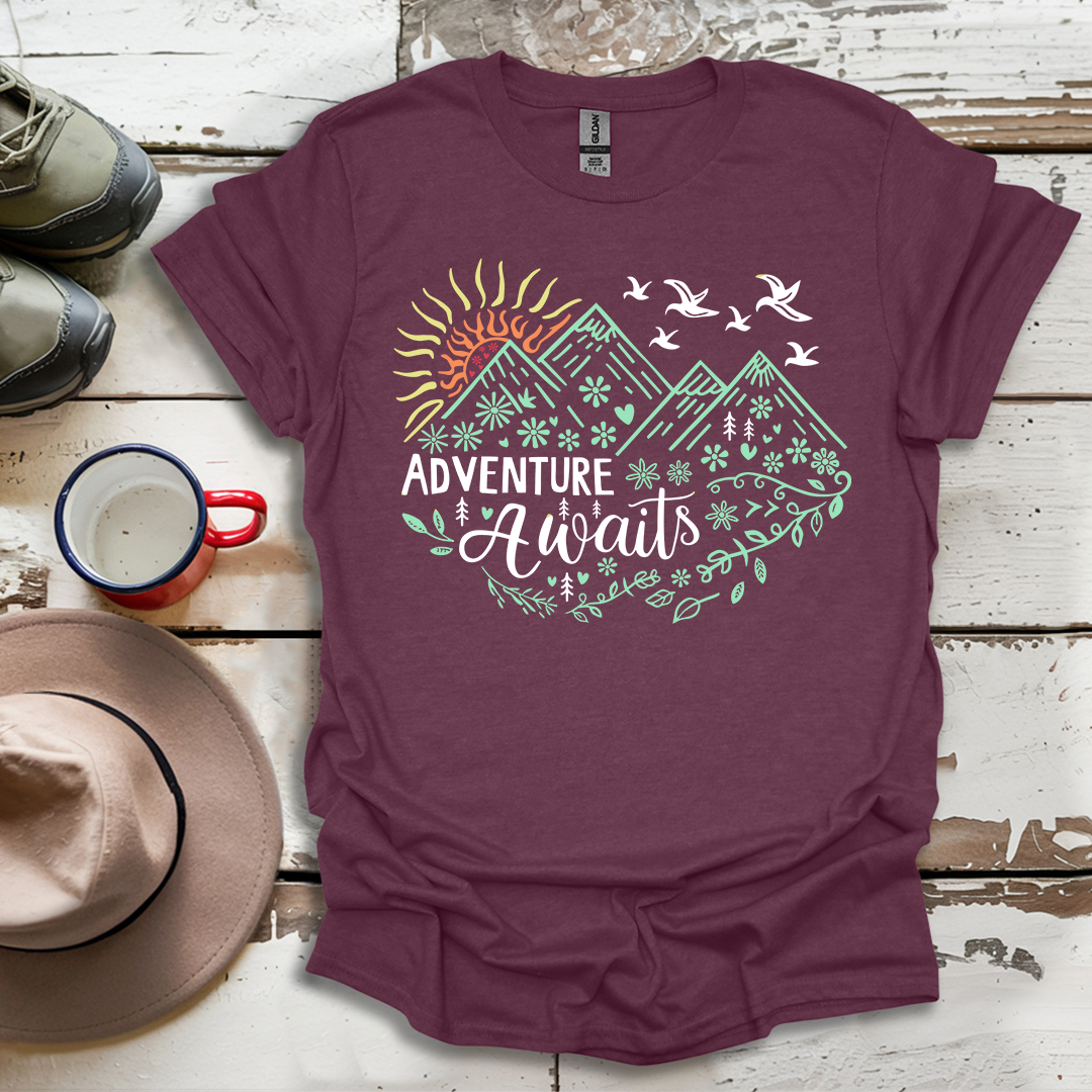 Adeventure Awaits outdoor V6 T-Shirt