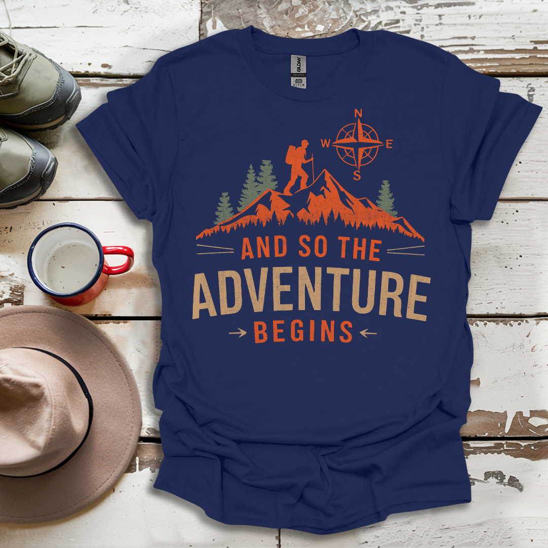 And So The  advunture begin V4 T-Shirt